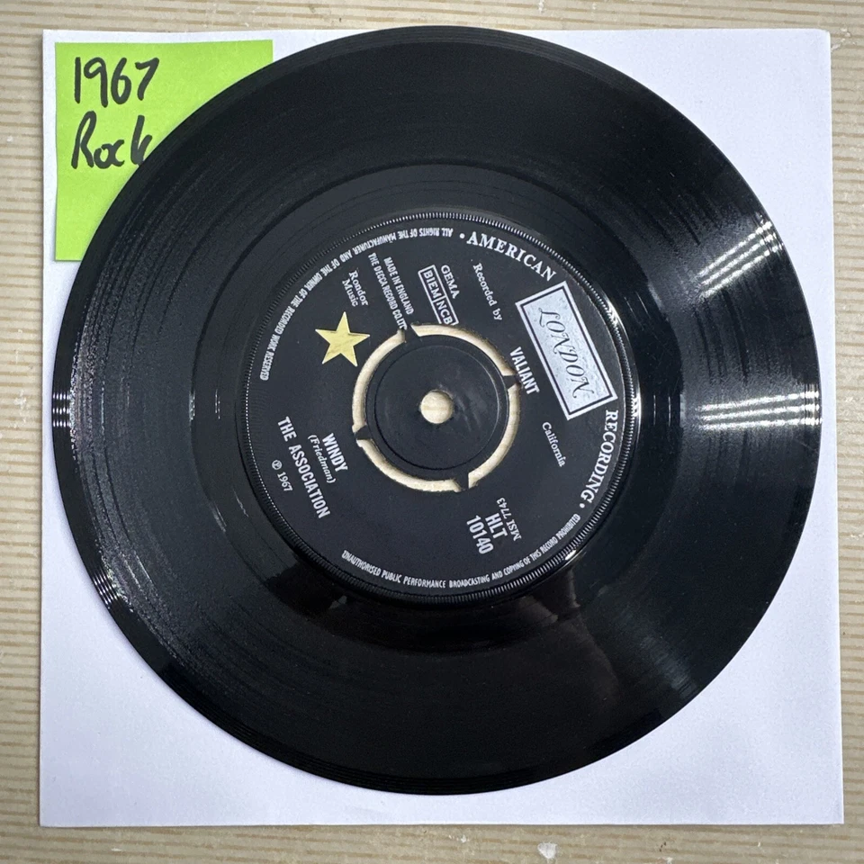 The Association - Windy 7” Vinyl Record Single VG+ - Image 3 of 4