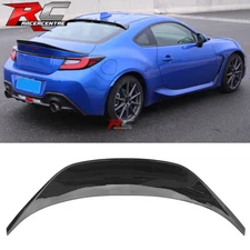 Fit 22-26 Subaru BRZ Toyota GR86 TRD Style Rear Trunk Spoiler Gloss Black ABS