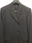 Canali Black Super 120's Wool Suit Jacket Blazer 46R Made in Italy - Pristine — photo 1