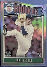 2025 Bowman - Rookie of the Year Favorites Roki Sasaki #ROY-10 (RC)