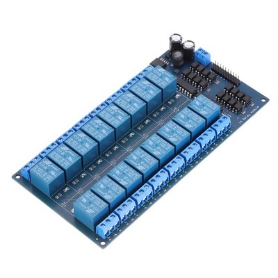 DC 5 V 16-Kanal-Relaismodul Low Level Trigger für Elektronik