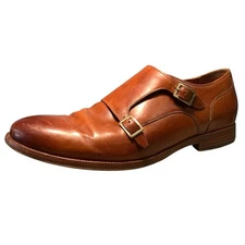 Cole Haan Benton Double Monk Strap II British Tan 10M - C29554 Leather