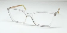 MICHAEL KORS MK4058 CARACAS 3050 CLEAR CRYSTAL FULL-RIM CAT EYE SHAPE EYEGLASSES