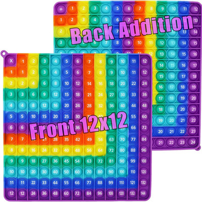 Multiplication 12X12, Addition 1-12, Math Fidget Popper, Learn Multiplication, A