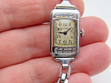 Reloj de pulsera vintage art deco para dama Elgin para reparación