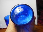 Set of 2 Vintage Cobalt Blue Tumblers Drinking Glasses 10 oz GELADO Made Brazil — photo 4
