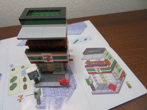 LOZ 1601 Convenience Store Street Mini (vollständig/ohne Karton/mit Anleitung)