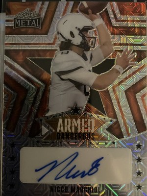 2024 Leaf Metal Armed and Dangerous Nicco Marchiol #AD-NM1 Black Prismatic /6
