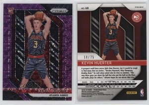 2018-19 Panini Prizm Fast Break Purple Prizm /75 Kevin Huerter #68 Rookie RC
