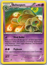 Beheeyem 74/162 XY BREAKthrough Uncommon Pokemon Card