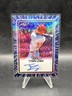 Cincinnati Reds Tyson Lewis - 2025 Leaf Vivid Laser Refractor BA-TL1  1/6