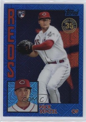 2019 Update Silver Pack 1984 Topps Baseball Chrome Blue /150 Nick Senzel 0c2