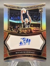 2025 Panini Select WNBA Rayah Marshall RC Silver Prizm Auto #SG-RM Suns