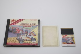 Final Lap Twin PC Engine Hu card in Box with Manual (Namcot, 1989) Retro Game
