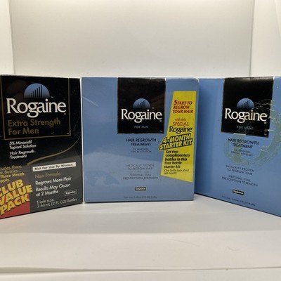 Rogaine For Men Topical Solution 8 Month Supply 4 Box Brand Never Open Old Exp