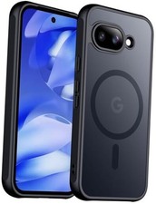 Magnetic for Google Case, Military Grade Drop Protection Slim Pixel 9A Black