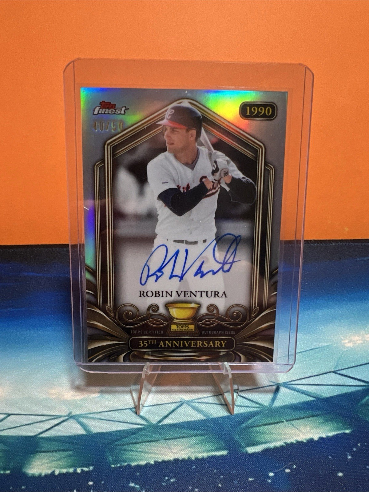 2026 Topps Finest Robin Ventura 35 Anniversary Auto /50. Ssp