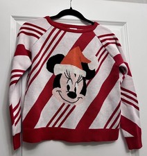 2023 Disney Parks Christmas Holiday Minnie Mouse Sweater Size Children 9/10