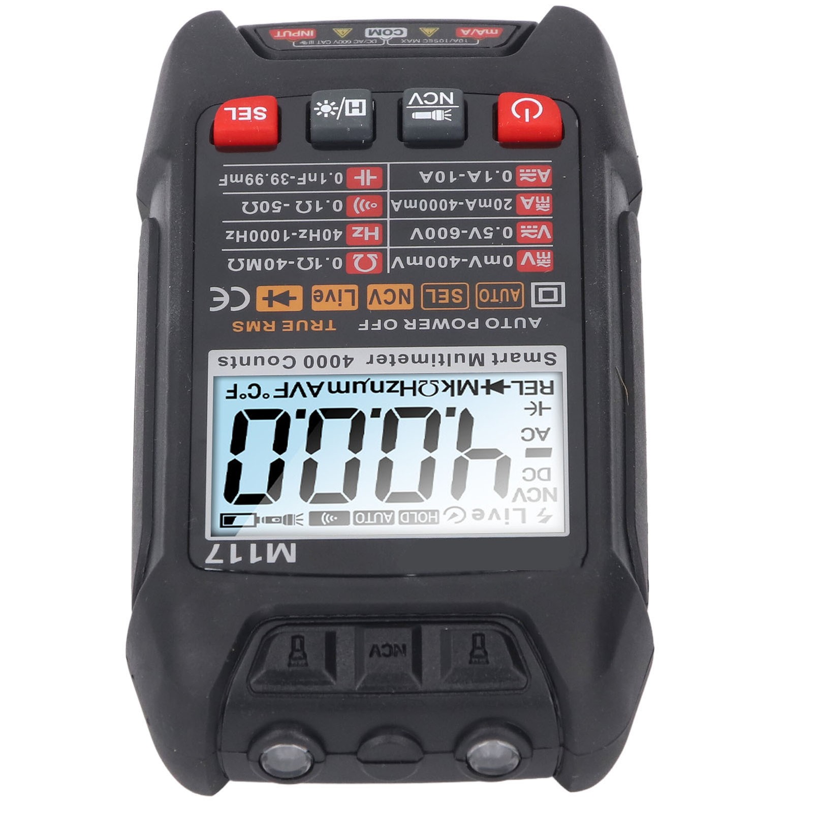 Digital Multimeter High Accuracy Compact Voltage Current Tester For Electricians