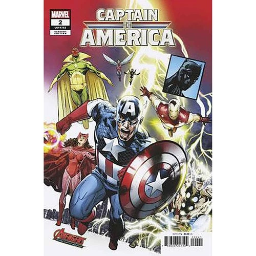 Captain America #2 Phil Jimenez Avengers 60Th Variant Marvel Comics