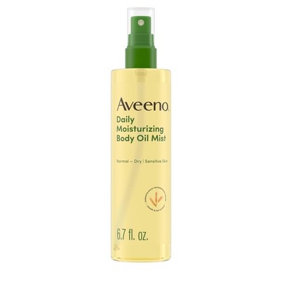 Aveeno Daily Moisturizing Dry Body Oil Mist with Oat & Jojoba Oil Dry Skin 6.7oz