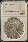 2026 American SILVER Eagle NGC MS69