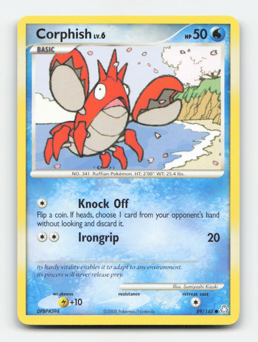 Corphish 89/146 - C LA - Pokemon LP