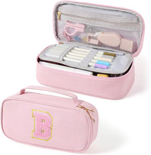 Pencil Case for Girls, Cute Pencil Pouch Pen Case, Large Capacity Aesthetic Scho