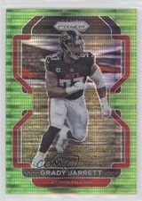 2021 Panini Prizm Neon Green Pulsar Prizm Grady Jarrett #326 md3