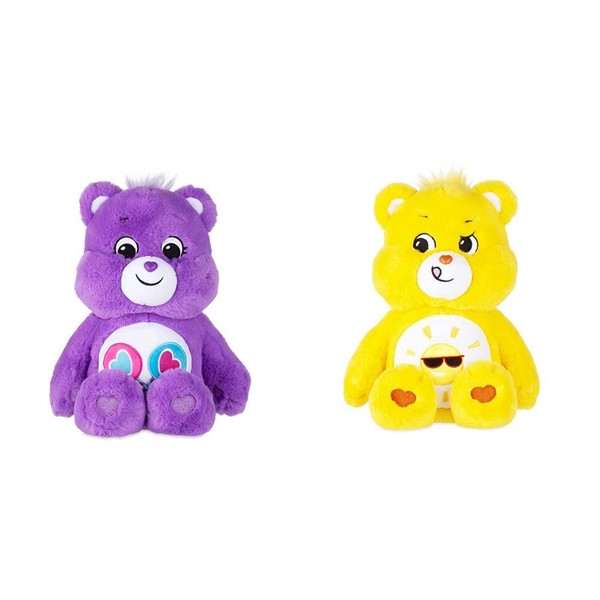 Basic Fun Care Bears 22063 14 Inch Medium Plush Share Bear, Collectable Cute Plu-image