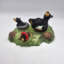 Bearfoots Tubin' Bears Jeff Fleming 6.5" Figurine