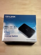 TP-Link TL-SG1005D 5-Port Gigabit Desktop Switch New Sealed