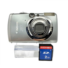 Canon IXY Digital 800 IS Silver Camera used - Tested And Working