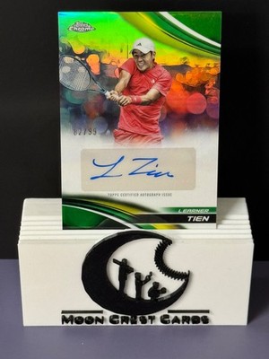Learner Tien   #/99 Green Refractor | Auto -- 2025 Topps Chrome   #CA-LTN