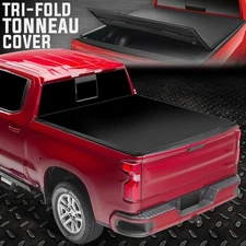 For 07-18 Silverado Sierra 1500 5.8' Fleetside Bed Tri-Fold Soft Tonneau Cover