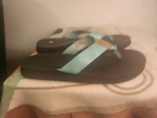 Yellow Box Beeley Womens Sz 9 Blue Slip On Thong Flipflop Sandals 34