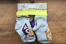 Bluey Boys' 8pk Bingo Quarter Socks Kids 7-10