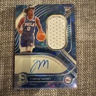 2020-21 Panini Spectra - RC  Autograph Tyrese Maxey #204 Blue Wave /30