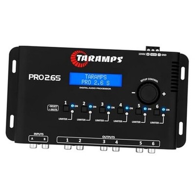  Pro 2.6S Digital Signal Processor Equalizer 3-band Graphic Equalization 6 