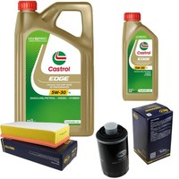 SCT Inspektionspaket 6L Castrol Titanium 5W-30 FüR Audi A4 Avant 1.8 Tfsi 2.0 Q5