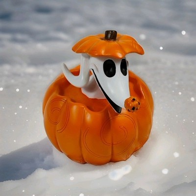 Disney Nightmare Before Christmas Zero The Ghost Dog Pumpkin Figurine 