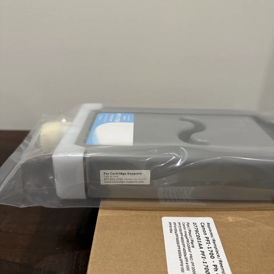 Clover Replacement Ink Cartridge for Canon PFI-1700PC Photo Cyan (0779C001AA) - Image 4 of 4