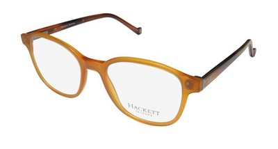 NEW HACKETT BESPOKE HEB 206 EYEGLASS FRAME MENS BROWN 136 FULL-RIM PLASTIC OVAL