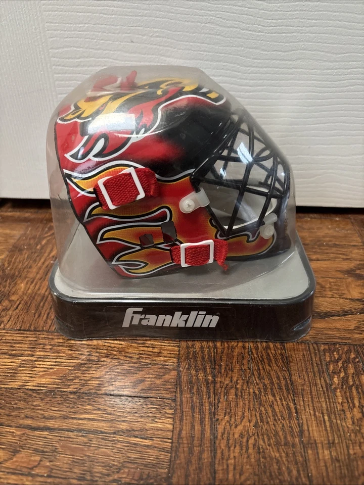 Mini casco de portero Calgary Flames Horsehead Foto 4 de 4