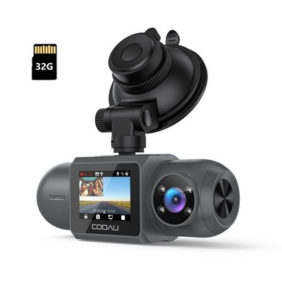 4K Dashcam Auto Vorne Innen 2,5K +1080p Dual Dash Cam Mini-Autokamera