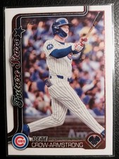 2025 Topps Series 1 - Future Stars Pete Crow-Armstrong #290 Rookie RC Go Cubs Go