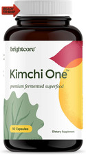 Brightcore Kimchi Powder Capsules with Probiotics  Enzymes, 90 Vegan Caps