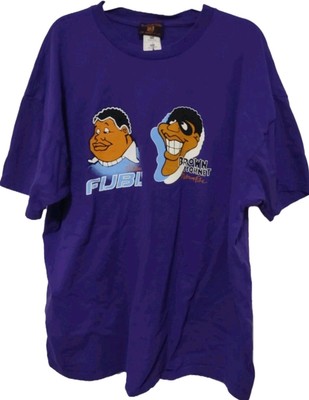 VINTAGE Platinum Fubu Fat Albert Brown Hornet TShirt Adult  XXL purple RARE