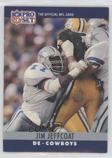 1990 Pro Set Jim Jeffcoat #80 0w8