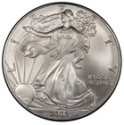 2002 1 oz Silver American Eagle (Brilliant Uncirculated) .99 Pure Silver